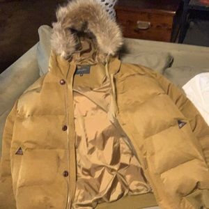 Sean Jean winter coat with fox fur on the hoodie